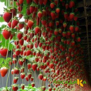 Клубника ампельная Анастасия купить по цене от 370р. в интернет-магазине «Посадика» с доставкой почтой в в Баймаке и по всей России – [изображение №1].