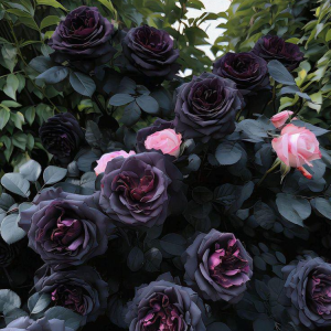 Роза Черная купить по цене от 450р. в интернет-магазине «Посадика» с доставкой почтой в в Баймаке и по всей России – [изображение №1].