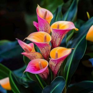 Калла Оникс купить по цене от 450р. в интернет-магазине «Посадика» с доставкой почтой в в Баймаке и по всей России – [изображение №1].