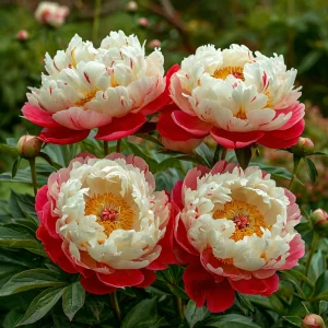 Пион Коралловый Каскад купить по цене от 490р. в интернет-магазине «Посадика» с доставкой почтой в в Баймаке и по всей России – [изображение №1].