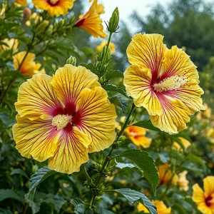 Гибискус Свит Соната купить по цене от 249р. в интернет-магазине «Посадика» с доставкой почтой в в Баймаке и по всей России – [изображение №1].