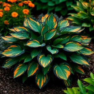 Хоста Бархатный Полог купить по цене от 560р. в интернет-магазине «Посадика» с доставкой почтой в в Баймаке и по всей России – [изображение №1].