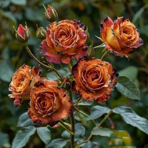 Роза плетистая Оранжевый Бриллиант купить по цене от 450р. в интернет-магазине «Посадика» с доставкой почтой в в Баймаке и по всей России – [изображение №1].